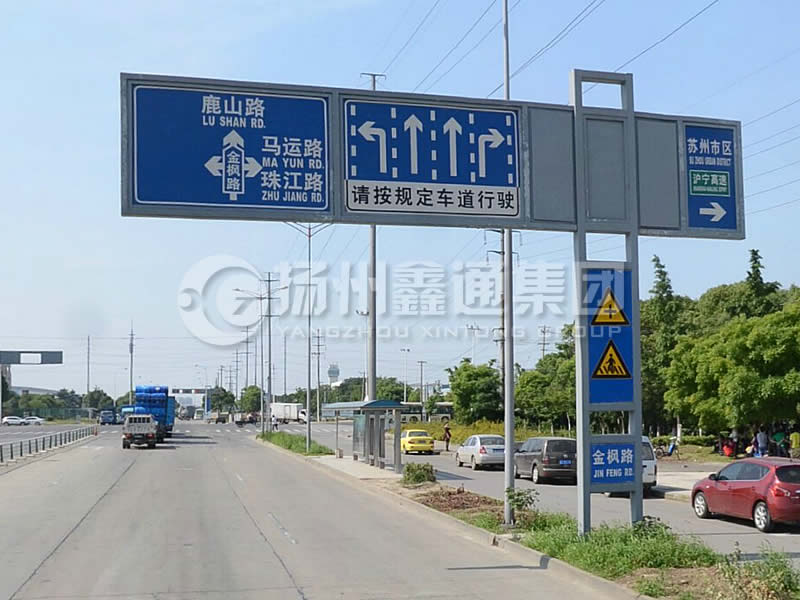 BZG-012，交通標(biāo)志桿，框架交通標(biāo)志桿
